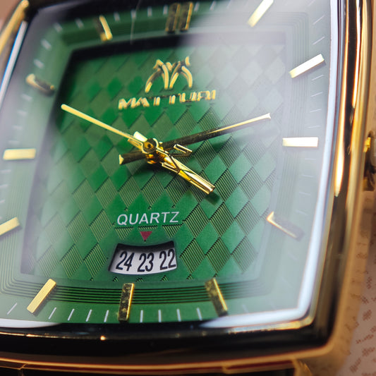 Matturi Square Dial Straps Watch